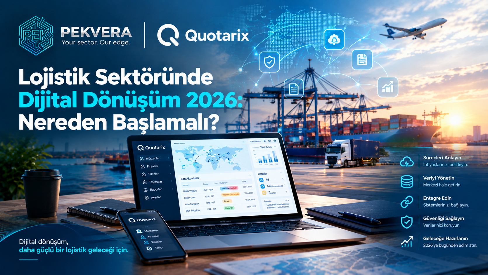 Lojistik Sektöründe Dijital Dönüşüm 2026: Nereden Başlamalı?