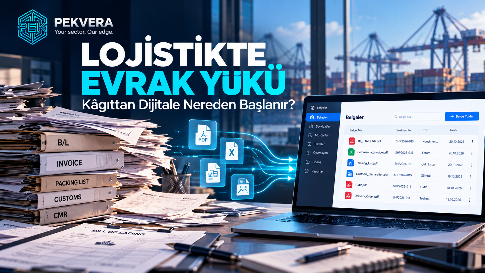 Lojistikte Evrak Yükü: Dijitalleşmeye Nereden Başlanır?
