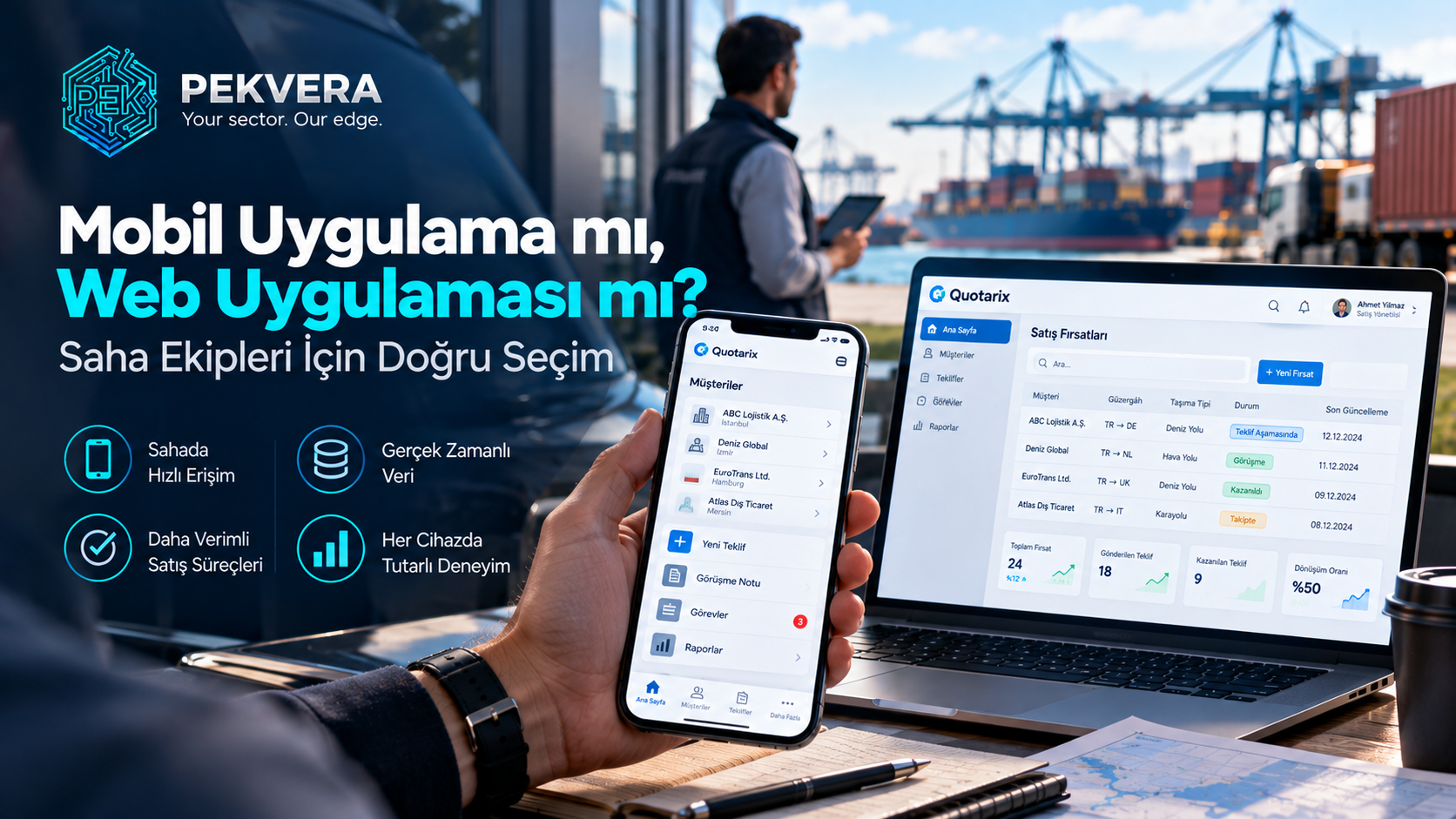 Mobil Uygulama mı, Web Uygulaması mı? Saha Ekipleri